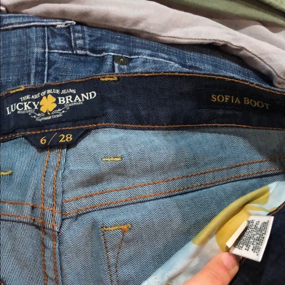 Lucky jeans size 6 Sofia boot - Picture 4 of 4
